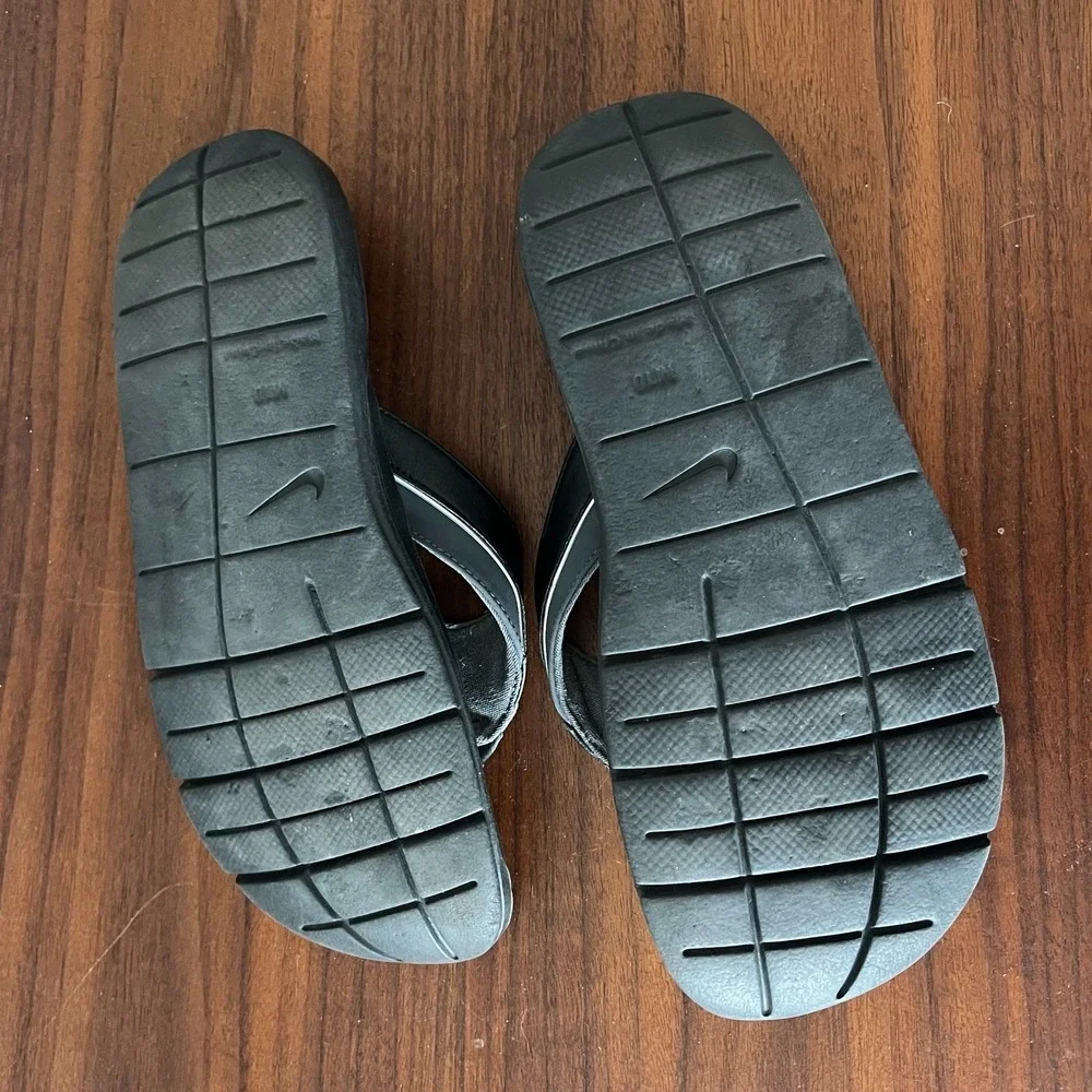 Nike Comfort Thong Sandals Black Flip Flops Men's Size 10 - Picture 8 of 8